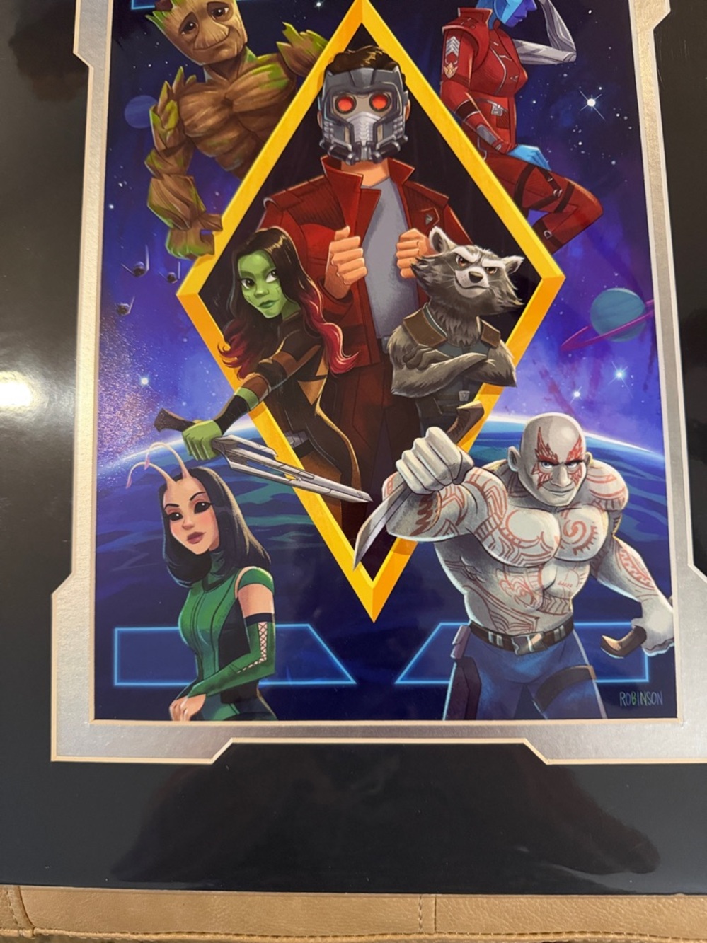 DisneyGuardians of the Galaxy Art Print - from 2026 Disney Art Festival - Picture 4 of 8